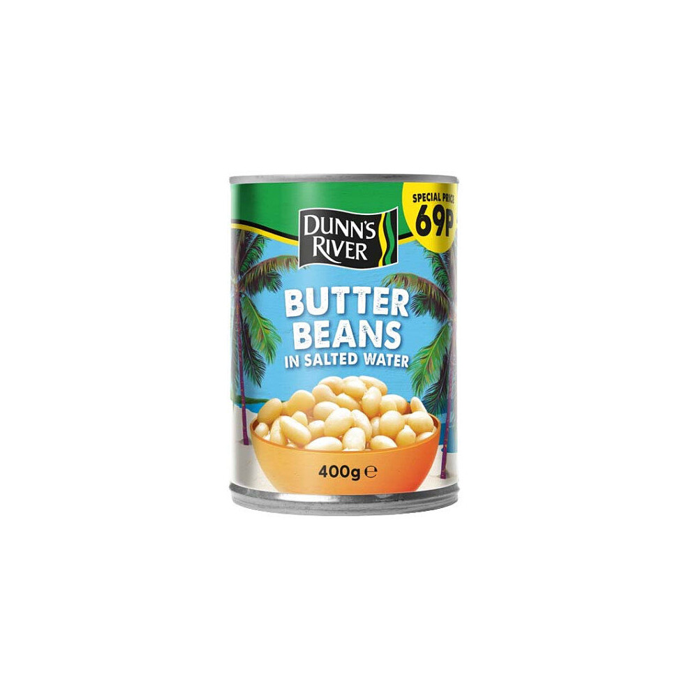 Dunns River Butter Beans- 400G (Pack Of 12)