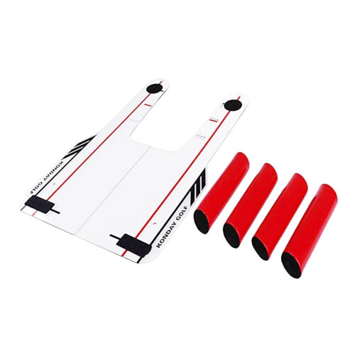 PC Golf Alignment Trainer Aid Eye Line Swing Training Speed Trap Practice Base Tool Golfzubehör 1