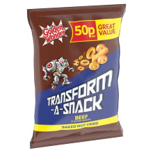 Golden Wonder Transform-A-Snack Beef Flavour Snacks 27g ( Pack of 30 )