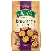 Maretti Bruschette Roasted Garlic Chips 70g (Pack of 7)