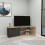 (Atlantic Pine & Anthracite) Dion Corner TV Stand 2