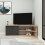 (Atlantic Pine & Anthracite) Dion Corner TV Stand 4