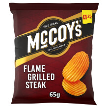 Mccoys Flamegrill Steak Sharing 65g (Pack of 12)