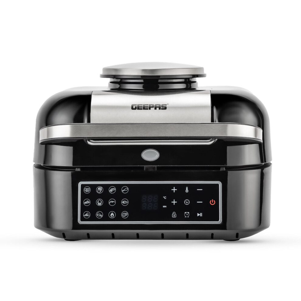 Geepas 6.5L Air Fryer with  Vortex Technology Smokeless Electric Grill