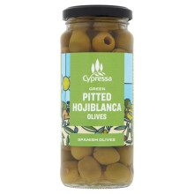 Cypressa Pitted Green Olives 340g (Pack of 6)