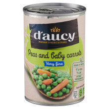 D'aucy Peas and Carrots Very Fine 400g (Pack of 6)