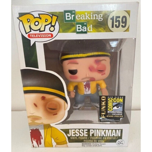 Breaking Bad Walter White shops and Jessie Pinkman Funko Pops *Damaged*