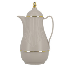(Grey) Royalford Glass Insulated Vacuum Thermal Flask Jug