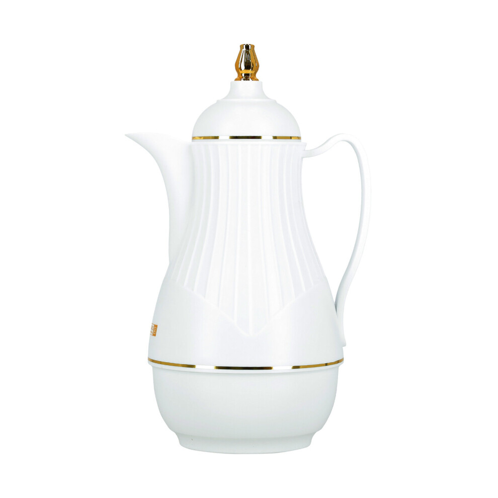 Royalford (White) Glass Insulated Vacuum Thermal Flask Jug