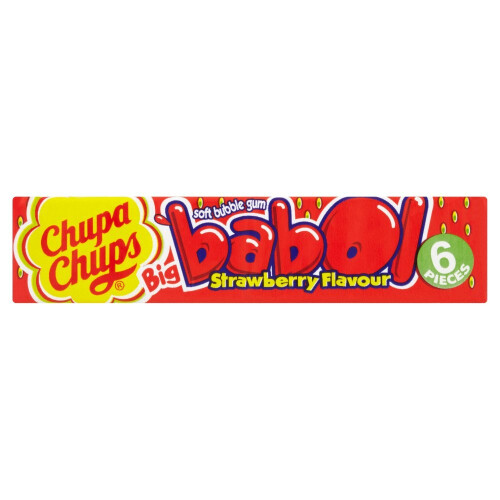 Chupa Chups Chupa Babol Strawberry 28g (Pack of 20) 1