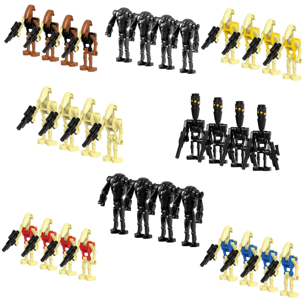 Bonxaif Star Wars 32Pcs Super Battle Droid Minifigures Fit Lego