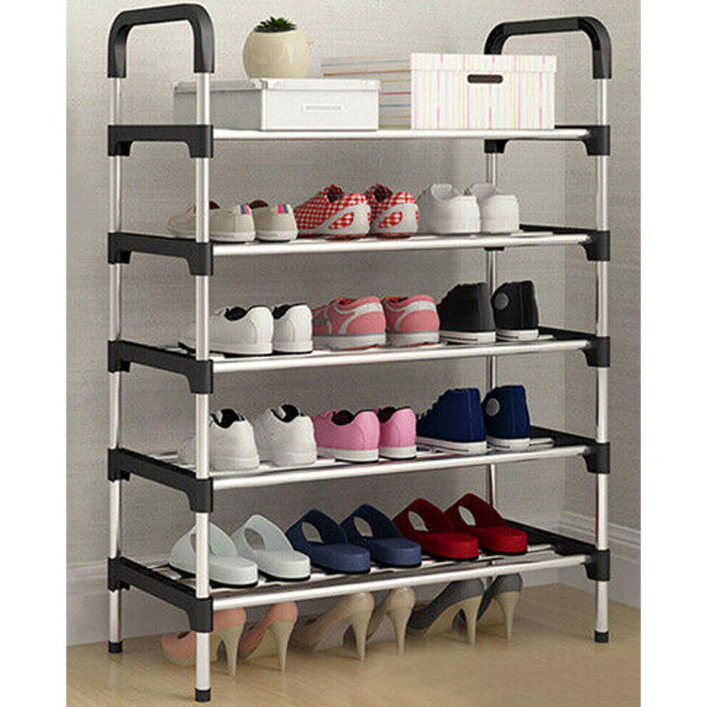 (5 Tier) 4-5 Tier Metal Shoe Rack