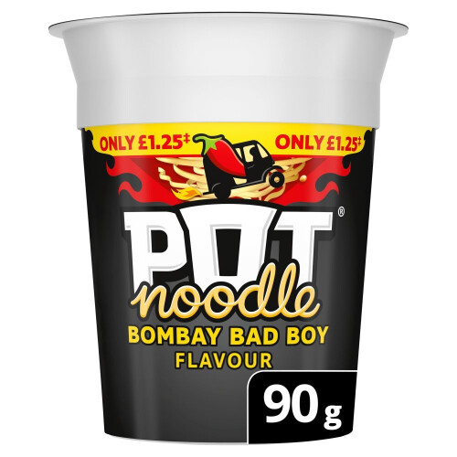 POT Noodle Bombay Bad Boy Flavour 90g (Pack of 12) 1