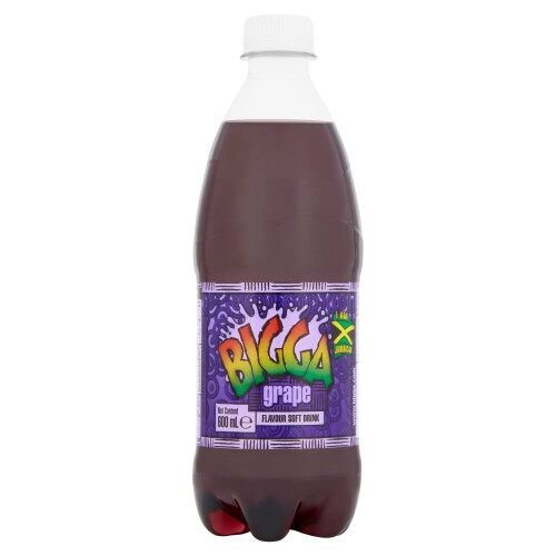 Bigga Grape Flavour Soft Drink 600ml (Pack of 12) 2