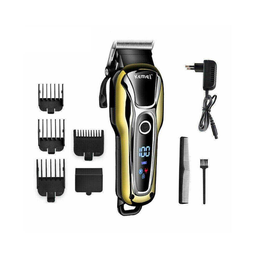 Kemei Professional Hair Clippers Mensz Basic Barber Set Cordless Trimmer Shaver