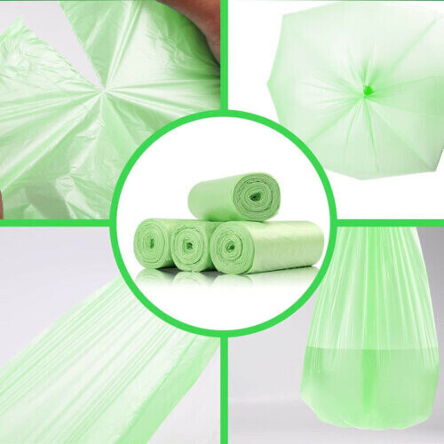 (100x(5Roll) Green) 15 Liter Biodegradable Trash Bags 100x(5Roll) 2