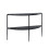 URBN Living (Faux Black Marble) Half Moon Tiered Console Table Entryway Furniture 2