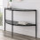 URBN Living (Faux Black Marble) Half Moon Tiered Console Table Entryway Furniture 5