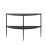 URBN Living (Faux Black Marble) Half Moon Tiered Console Table Entryway Furniture 4