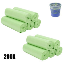 (200x(10Roll) Green) 15 Liter Biodegradable Trash Bags 100x(5Roll)