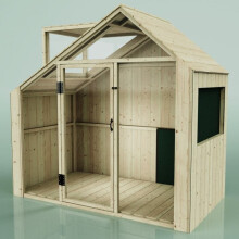 (Asta) Rebo PolarPlay Kids Scandinavian Style Wooden Playhouse