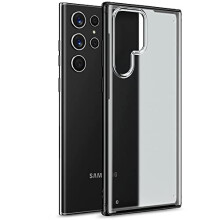 (Black) TECHGEAR Samsung Galaxy S22 Ultra [Fusion FX Case] Slim & Light, Tough, Shockproof, Protective, Fused Gel Bumper & Hard Back Smooth Case Cover