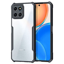 TECHGEAR Tough Case for Honor X6 (4G) & Honor X8 (5G) [Fusion Armour]Hybrid Tough Rugged Protective Bumper Case Heavy Duty Protection with Clear Back