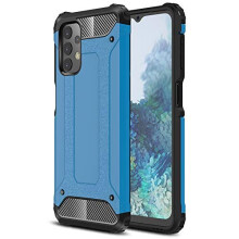 TECHGEAR Galaxy A13 Tough Armoured Case - ShockProof, Rugged, Sturdy, Heavy Duty Protective Impact Case Cover Designed for Samsung Galaxy A13 (Blue)