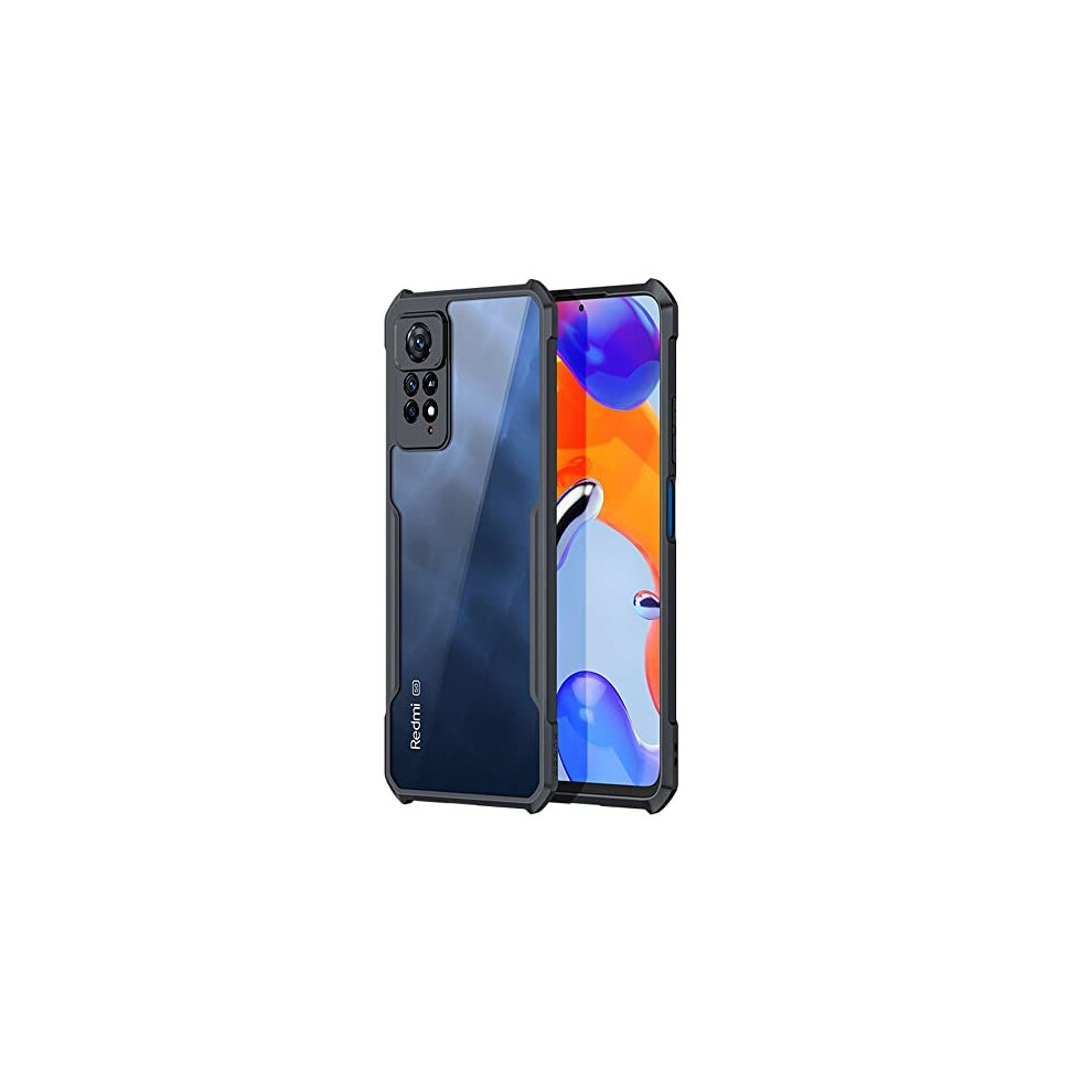 Techgear Redmi Note 11 Pro 5G Tough Case For [Fusion Armour] Premium Hybrid Tough Rugged Protective Bumper Case Heavy Duty Protection With Clear Back