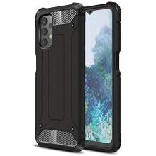 TECHGEAR Galaxy A13 Tough Armoured Case - ShockProof, Rugged, Sturdy, Heavy Duty Protective Impact Case Cover Designed for Samsung Galaxy A13 (Black)