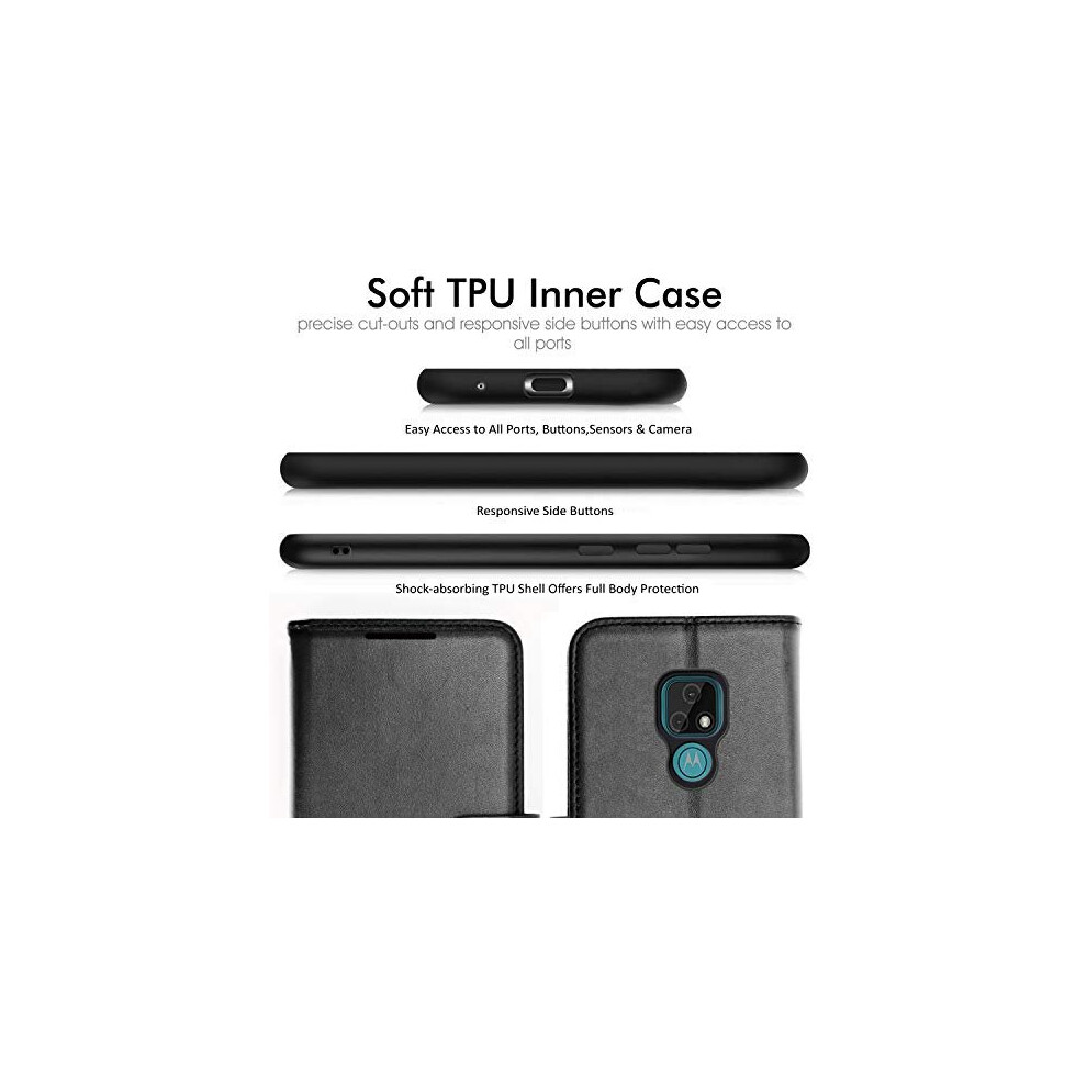 black--techgear-moto-e7-leather-wallet-case--flip-protective-case-cover-with-wallet-card-holder--stand---wrist-strap--pu-leather-with-magnetic-clasp