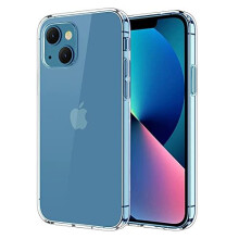 TECHGEAR iPhone 13 Clear Gel Case [AirFlex] Crystal Clear Slim & Light, Protective, Flexible Soft Gel / TPU Cover with Soft Touch Keys for iPhone 13