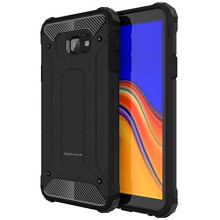 TECHGEAR Case fits Samsung J4 Plus [Tough Armoured] ShockProof Dual-Layer Protective Heavy Duty Tough Cover Compatible with Samsung Galaxy J4 Plus