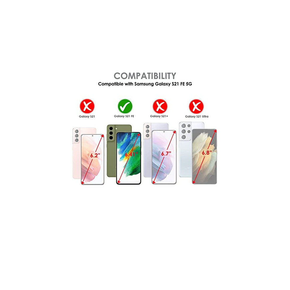 pink--samsung-galaxy-s21-fe-5g-leather-wallet-case--flip-protective-cover-with-wallet-card-holder--stand-and-wrist-strap---pu-leather-with-magnetic-closure