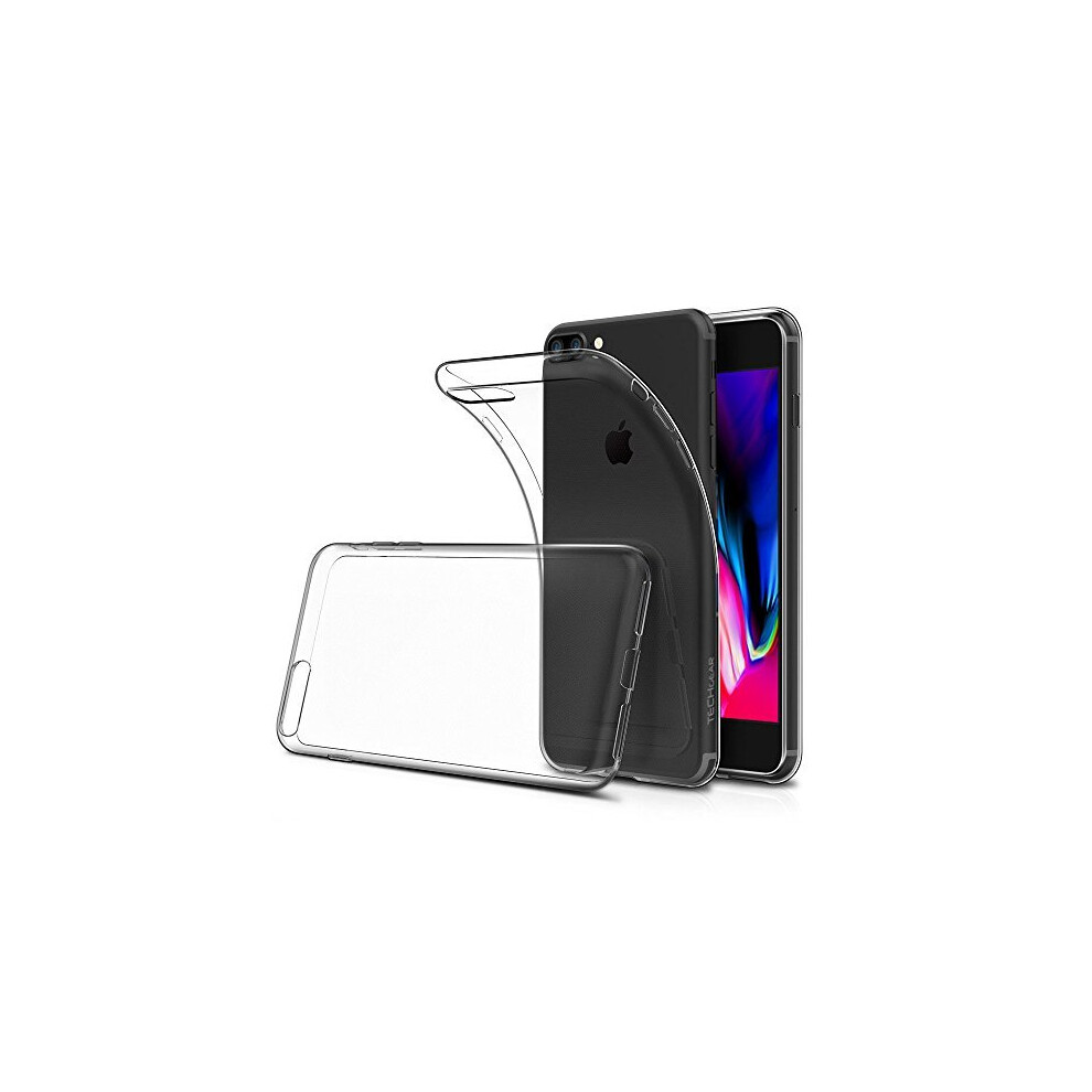 Techgear Apple Iphone 8 Plus, Iphone 7 Plus Case - [Airflex] Slim & Protective, Flexible Gel / Tpu Cover With Soft Touch Keys Light