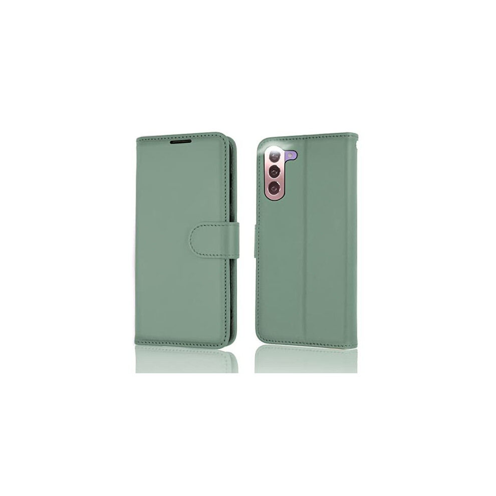 green--samsung-galaxy-s23-leather-wallet-case--flip-protective-cover-with-wallet-card-holder--stand-and-wrist-strap---pu-leather-with-magnetic-closure