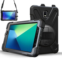 TECHGEAR X-Case fits Samsung Galaxy Tab Active 2 8.0" (SM-T390 / SM-T395) Tough Rugged HEAVY DUTY Case with 360 Stand, Hand and Shoulder Strap