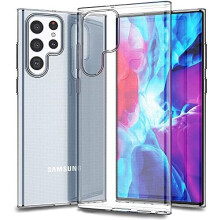 TECHGEAR Samsung Galaxy S23 Ultra Case [AirFlex] Crystal Clear Slim & Light, Protective, Flexible Soft Gel / TPU Cover with Soft Touch Keys