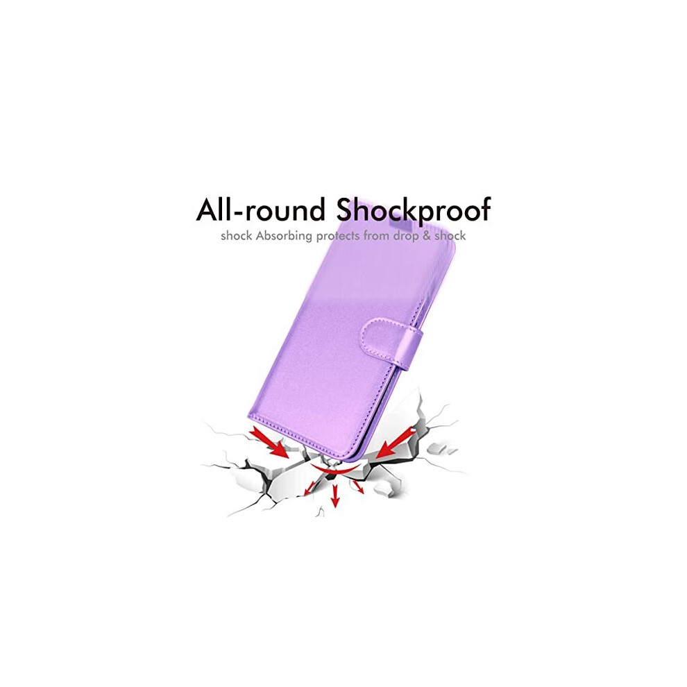violet--samsung-galaxy-s23-ultra-leather-wallet-case--flip-protective-cover-with-wallet-card-holder--stand-and-wrist-strap---pu-leather-with-magnetic-closure
