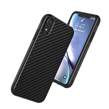 iPhone XR Case, Flexible Shockproof TPU Slim Fit Case Cover - Carbon Fibre Design Soft Flexible Protective Shell Guard Case