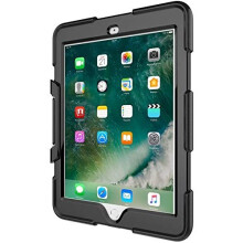 TECHGEAR G-SHOCK Case for iPad 9.7" 2018 / 2017 Tough Rugged Heavy Duty Armour Shock Survival Protective Case - Kids Work School Builders Case