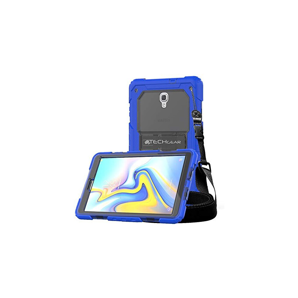 TECHGEAR VANGUARD Case fits Samsung Galaxy Tab A 10.5" (SM-T590) - HEAVY DUTY Armour Shock Proof Survival Case with Stand and Shoulder Strap