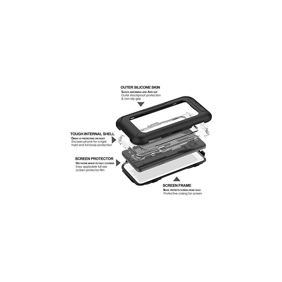 black---clear--techgear-case-fits-samsung-galaxy-s9-plus--heavy-duty-case-with-screen-protector--360--full-body--protective-cover-with-kick-stand-and-holster