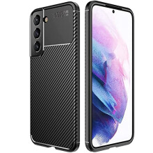 Galaxy S22 Case [CarbonFlex Case] Premium Flexible Soft Shockproof Slim Fit Case Cover with Carbon Fibre Effect Designed For Samsung Galaxy S22