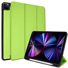 (Green) iPad Pro 11" 2022 / 2021 (4th & 3rd Gen) Smart Case [Pencil Compatible] Slim Smart Case Fold Stand Cover with Corner Protection [Auto Wake / Sleep]
