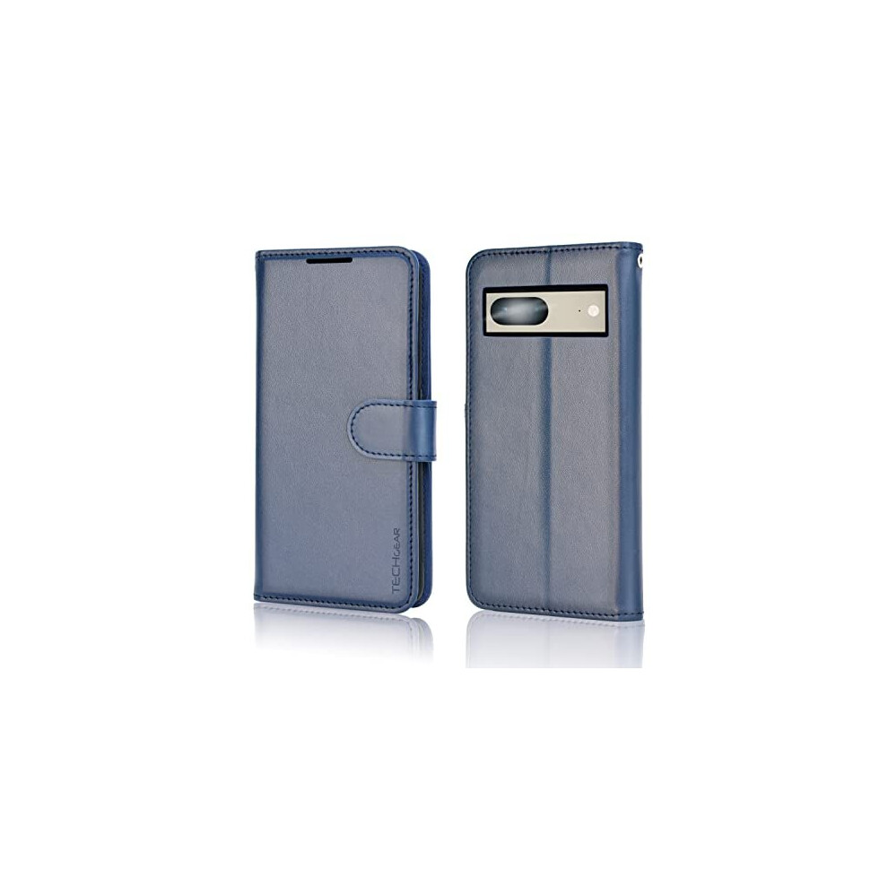 blue--pixel-7-leather-wallet-case--flip-protective-case-with-wallet-card-holder--stand-and-wrist-strap---pu-leather-with-magnetic-closure-for-google-pixel-7