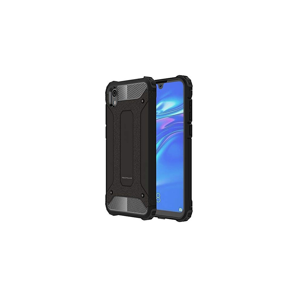 Techgear Case For Honor 8S [Tough Armoured] Shockproof Dual-Layer Protective Rugged Heavy Duty Tough Cover Compatible With Honor 8S & Honor 8S 2020