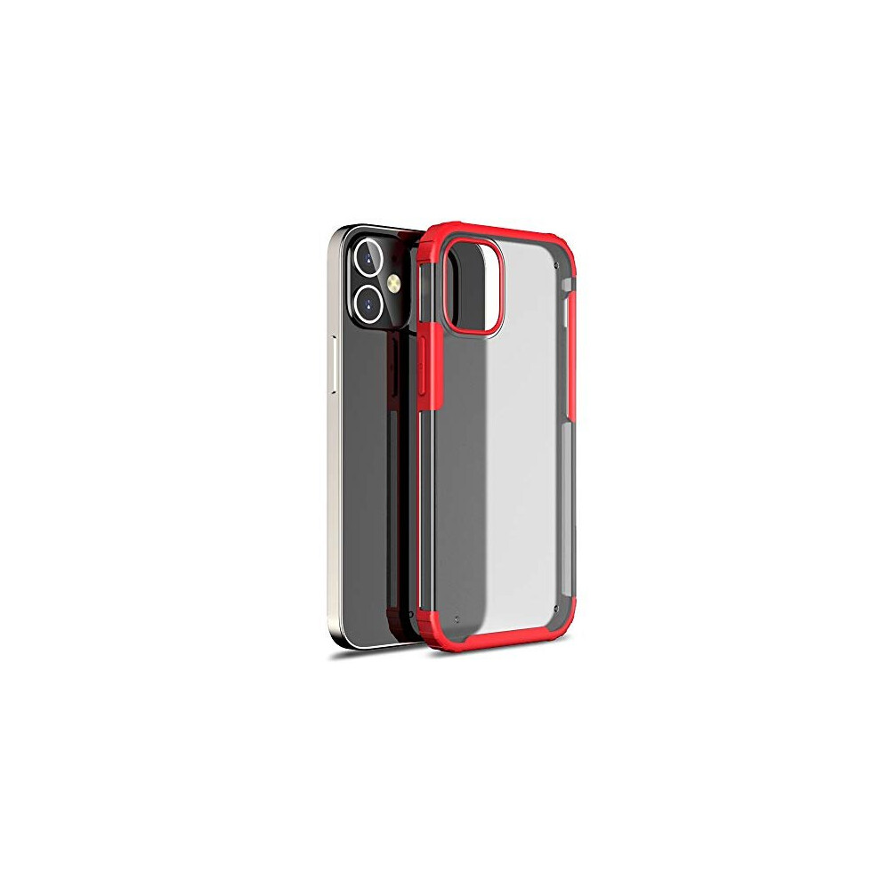 Techgear Iphone 12, Iphone 12 Pro Tough Case [Fusion Fx Case] Slim & Tough, Shockproof, Protective, Fused Gel Bumper & Hard Back Case Cover Light