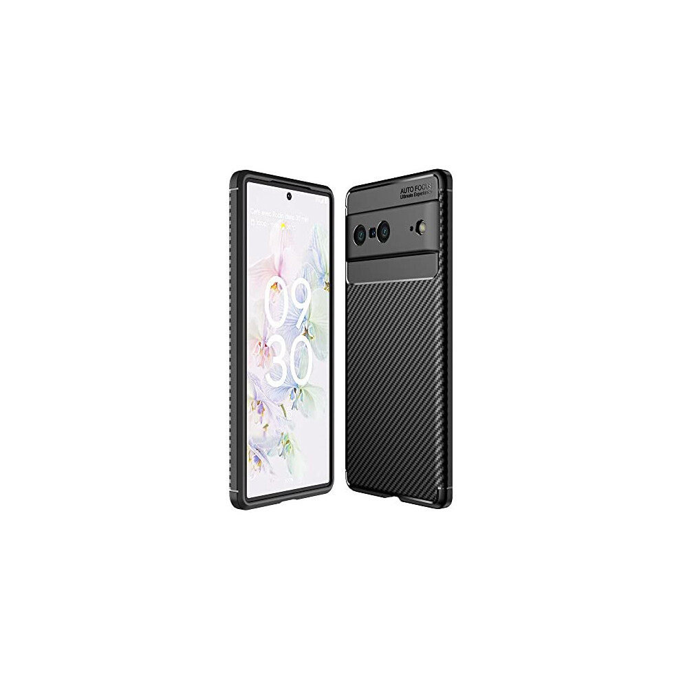 Pixel 7 Case [Carbonflex Case] Premium Flexible Soft Shockproof Slim Fit Case Cover With Carbon Fibre Effect Designed For Google Pixel 7 5056284460103