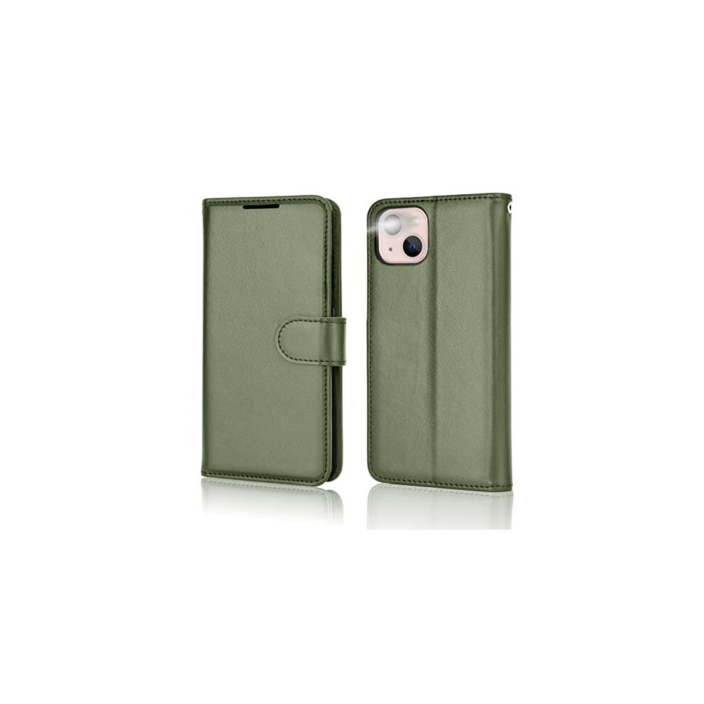 green--iphone-13-leather-wallet-case--flip-protective-case-cover-with-wallet-card-holder--stand-and-wrist-strap---black-pu-leather-with-magnetic-closure